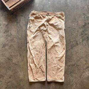 Y2K essential Tan Distressed Dickies Pants